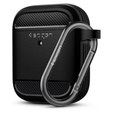 Чoхол до Airpods, SPIGEN, Rugged Armor, Matte Black