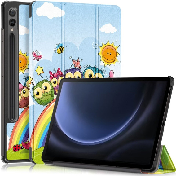 Чохол для Samsung Galaxy Tab S9 FE+ Plus з тримачем для стилуса, Єдиноріг