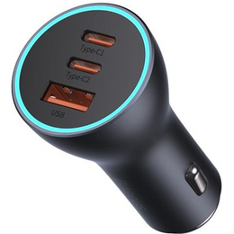 Baseus Автомобильное зарядное устройство 2-Port USB i USB Type-C PD40W/QC3.0 - Grey