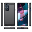 Чехол до Motorola Edge 30 Pro, Carbon, чёрный
