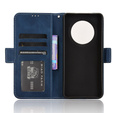 Футляр з клапаном для Oppo Reno 12FS / 12F, Card Slot, темно-синій