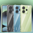Чехол до Xiaomi Redmi Note 14 4G, Dropproof, прозрачный