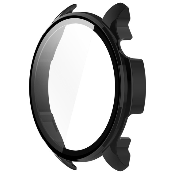 Чехол 2 в 1 + закаленное стекло для Amazfit Balance A2286, чёрный