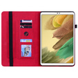 Чехол для Samsung Galaxy Tab A7 Lite, Wallet Pen Slot, красный