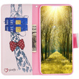 Откидной чехол для Xiaomi 13 Lite, Wallet, giraffe, розовый