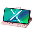 Чохол-книжка для Motorola Edge 20 Lite, Butterfly, рожевий rose gold