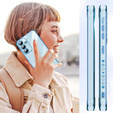 Чехол до Samsung Galaxy S25 FE, Electro heart, синий