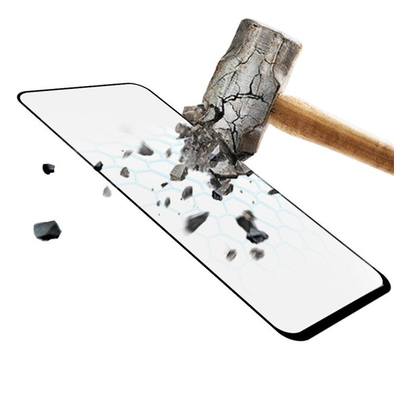 3D загартоване скло для Xiaomi Redmi 13, чорна рамка