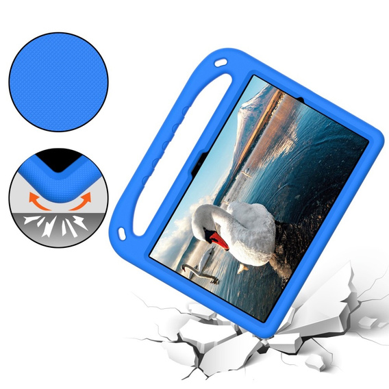 Детский чехол для Samsung Galaxy Tab A8 10.5, детский чехол с ручкой, синий