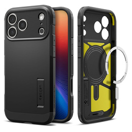 Чехол Spigen для iPhone 17 Pro Max, Tough Armor T Mag MagSafe, черный