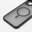 Чохол MagSafe для iPhone 15 Plus, Hybrid Matte Lens Pro, чорний