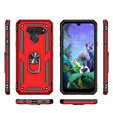 Бронированный Чехол до LG K50 / Q60, Nox Case Ring, красный