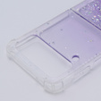 Чехол для Samsung Galaxy Z Flip 4 5G, Блеск, для Magsafe, фиолетовый