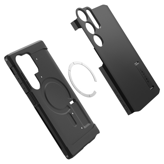 Чехол Spigen до Samsung Galaxy S23 FE, Tough Armor, зелёный