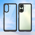 Чехол до Xiaomi Redmi 13C / Poco C65, Fusion Hybrid, прозрачный / черный