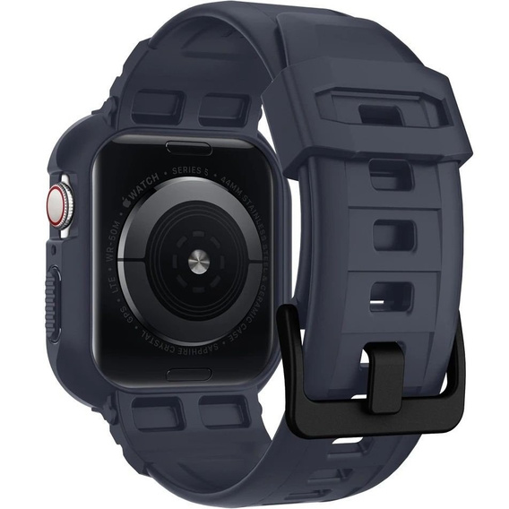 Чехол ремешок SPIGEN до Apple Watch 4/5/6/7/SE 44/45mm, Rugged Armor Pro, Charcoal Grey
