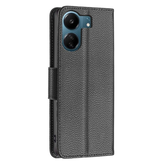 Откидной чехол для Samsung Galaxy A05s, Wallet Litchi Leather, синий