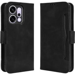 Чохол-скринька для Oppo Reno 14, слот для карток, гаманець, чорний