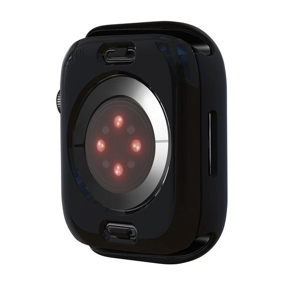 2в1 чехол и защитное стекло для часов Apple Watch 7/8/9 45mm, Black