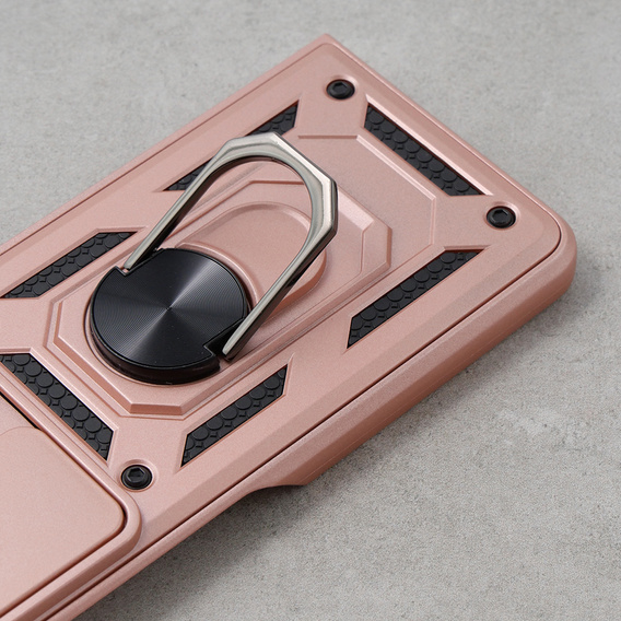 Чохол NOX Camera Slide Samsung Galaxy Z Fold5 5G, CamShield Slide, рожевий rose gold