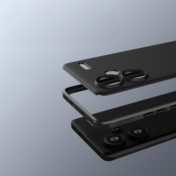 Чохол NILLKIN для Xiaomi Redmi Note 13 Pro+, Super Frosted Shield Case, чорний