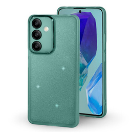 Чехол до Samsung Galaxy M55 5G, Glittery Powder, зелёный