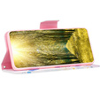 Откидной чехол для Samsung Galaxy A55 5G, Wallet, Butterfly & Flowers, белый