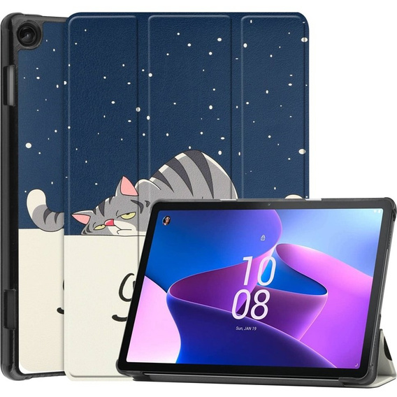 Чехол для Lenovo Tab M10 10.1 Gen 3 TB-328FU/TB-328XU, Smartcase, sleeping cat