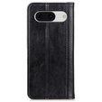 Флип-кейс для Google Pixel 8A, Split Leather, чёрный