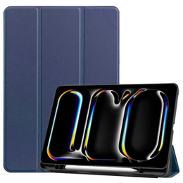 Чехол для iPad Pro 11 2024, Smartcase с местом для стилуса, темно-синий
