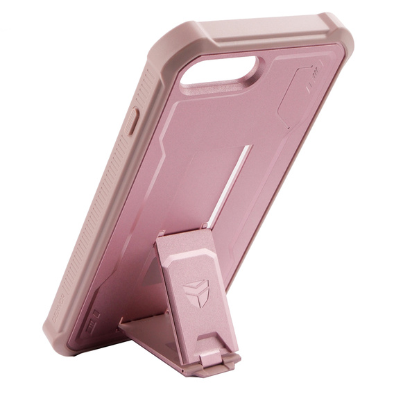 Броньований чохол для iPhone 7 Plus / 8 Plus, Dexnor Full Body, рожевий rose gold