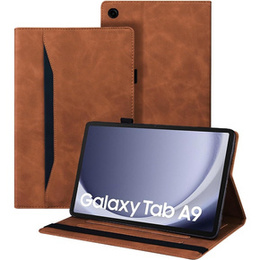 Чехол для Samsung Galaxy Tab A9, Classic, с местом для стилуса, коричневый