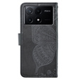 Чохол-книжка для Xiaomi Poco X6 Pro 5G, Butterfly, фіолетовийий