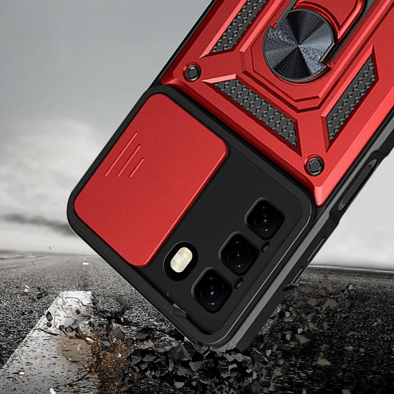 Чохол NOX Camera Slide Infinix Hot 50 4G, CamShield Slide, червоний