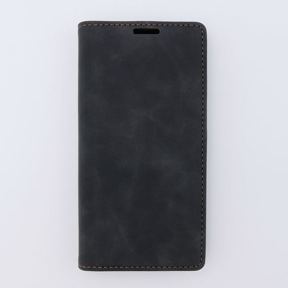 Чехол для Samsung Galaxy S23, ERBORD Vintage, бумажник с клапаном, чёрный