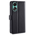 Откидной чехол для Oppo A78 4G, Wallet Zipper Pocket, чёрный