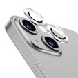 Защитное стекло на камеру до iPhone 13 / 13 mini, Silver
