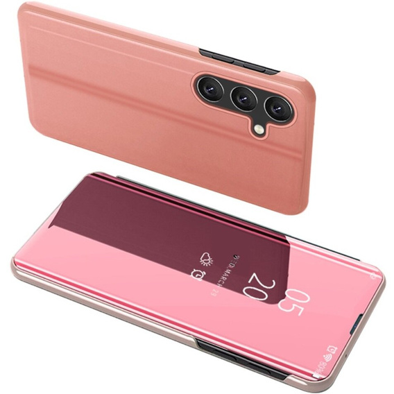 Чoхол до Samsung Galaxy A15, Clear View, чорний + скло 9H