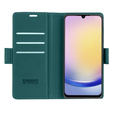 Чохол для Samsung Galaxy A15 4G / 5G, ERBORD Glossy Litchi, фліп-гаманець + загартоване скло 9H