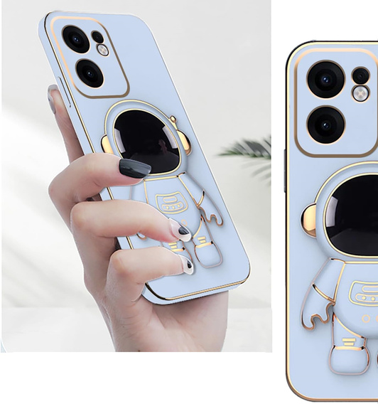 Чехол до Oppo Reno 13F / Oppo Reno 13FS, Astronaut, синий