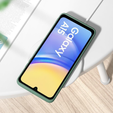 Чохол для Samsung Galaxy A15, Silicone Lite, темно-зелений + скло 9H