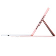 Чехол клавиатура для iPad 11" 2025 A16 (11 gen.) / iPad 10.9" 2022 (10 gen.), Rotary 360° Leather, розовый rose gold