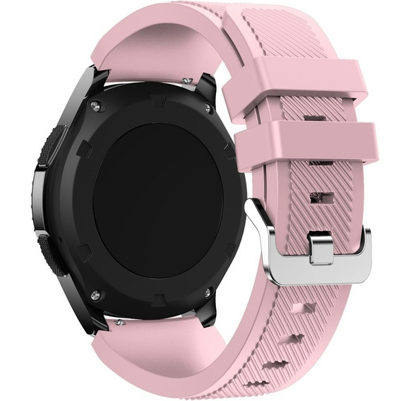 Силіконовий ремінець Twill Texture 22mm, Pink