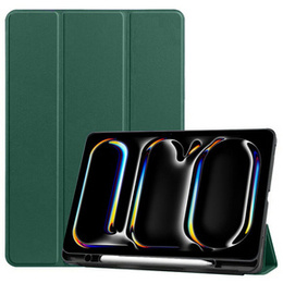 Чохол для Apple iPad Pro 13" 7 gen. 2024 (A2925, Smartcase з місцем для стилуса, темно-зелений