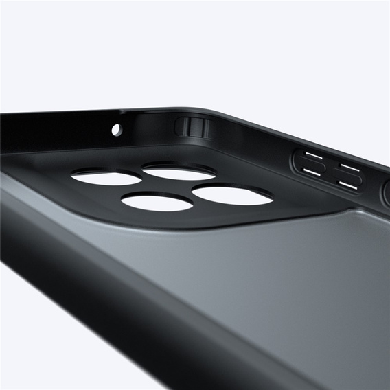 Чехол для Xiaomi Redmi 15 5G / 4G, с защитой камеры, прозрачный с черными боками