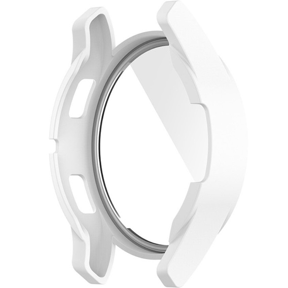 2в1 чехол и защитное стекло для часов Samsung Galaxy Watch 4 44mm, White