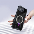 Чехол для ASUS ROG Phone 8 Pro, с магнитной пластиной, прозрачный / черный