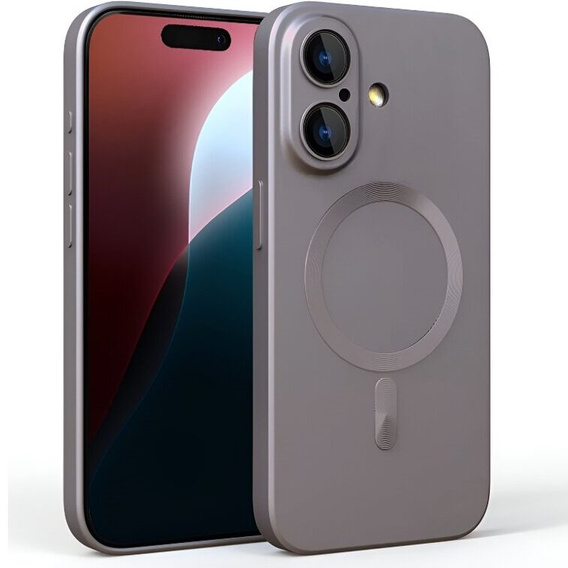 Чохол для iPhone 16 Plus, ColorMag, для MagSafe, сірий