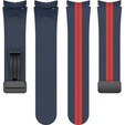 Силиконовый ремешок для Fitbit Inspire 3, Red Samsung Galaxy Watch 4 / 5 40/42/44/46/45MM PRO, Dark Blue / Red
