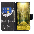 Откидной чехол для Xiaomi Redmi 13C / Poco C65, Wallet, Don't Touch My Phone, синий
